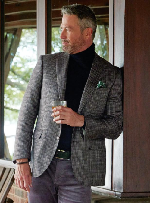 Micro Cable Turtleneck Sweater – John Craig