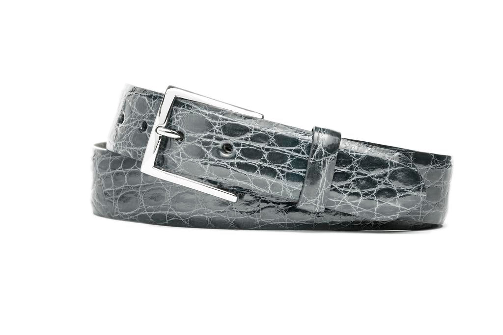 Glazed Crocodile Belt