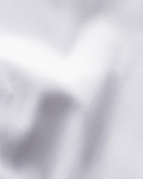 White Twill Tuxedo Shirt- Contemporary Fit