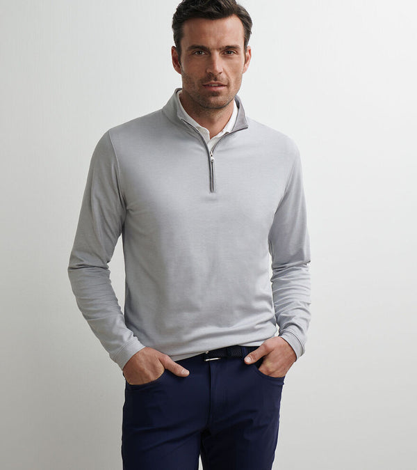 Albatross Cotton-Blend Piqué Quarter-Zip