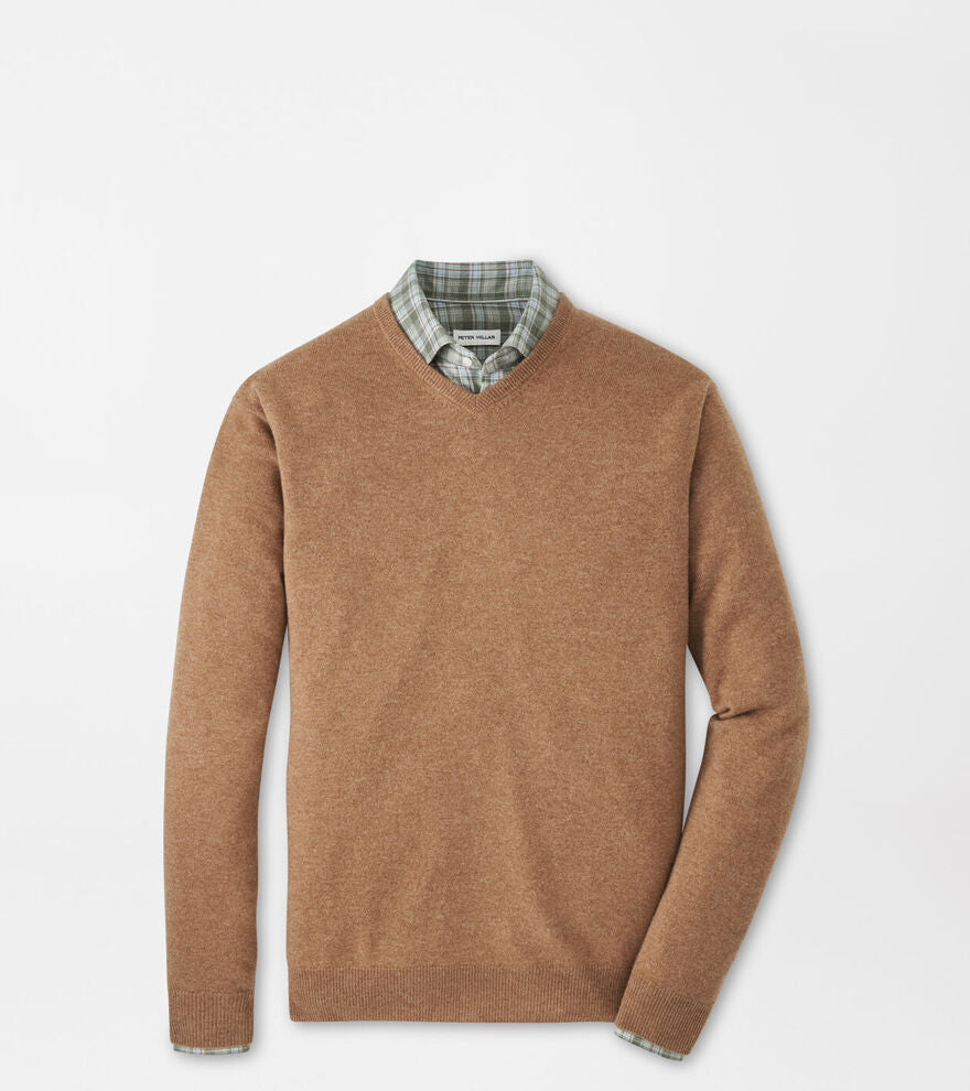 Crown Heritage Cashmere V-Neck Sweater – John Craig