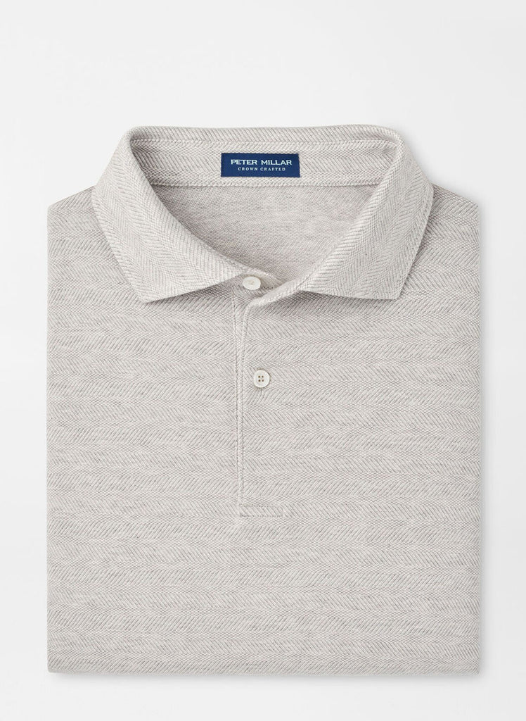 Harris Herringbone Knit Polo