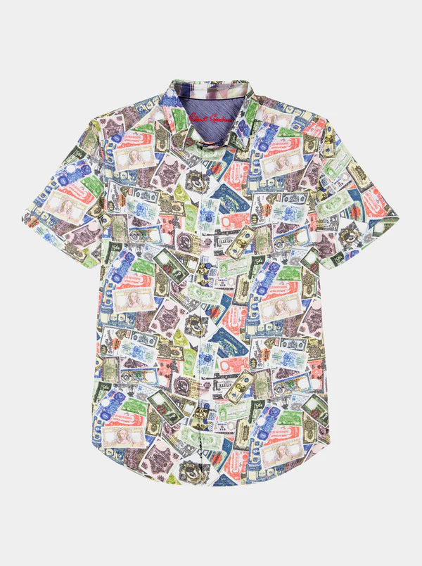 The Heist Short Sleeve Button Down Shirt