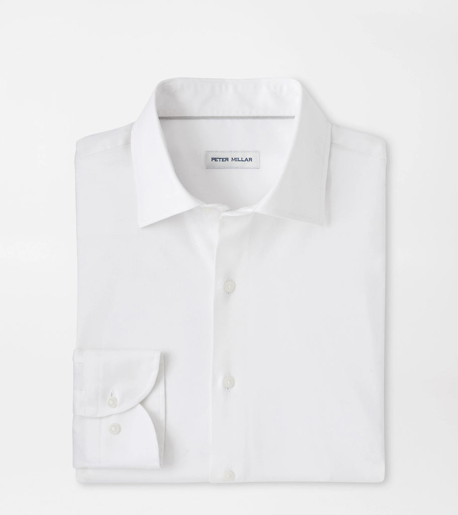 Campbell Perfect Pinpoint Cotton-Stretch Sport Shirt
