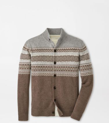 Brunhall Full-Button Fair Isle Cardigan – John Craig