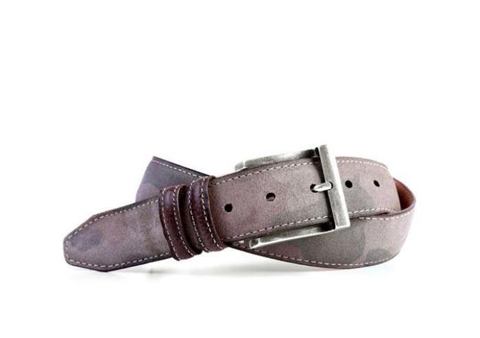 Camo Bill Water Repellent Suede Belt