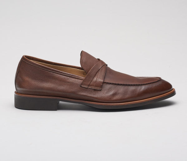 Corsica Leather Loafer in Cacao