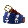 Jolly Roger (Navy) Needlepoint Belt