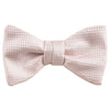 Light Pink Micro Houndstooth 100% Italian Silk Bowtie