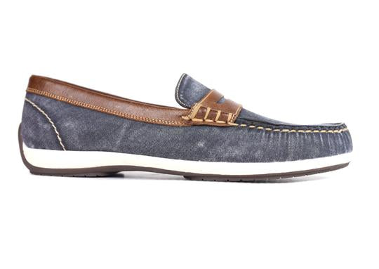 Seaside Washed Canvas Penny Loafer
