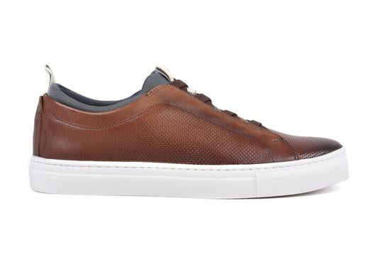 Beckett Hand-Finished Saddle Leather Sneakers