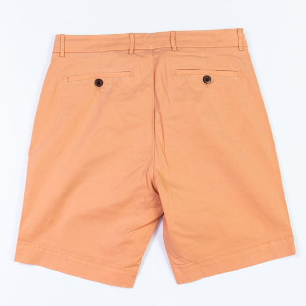 Solid Cotton Stretch Short