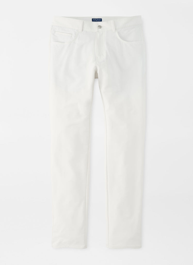 Kirk Performance Five-Pocket Pant- Almond