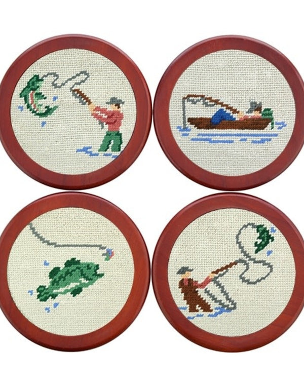 Gone Fishing Coaster Set