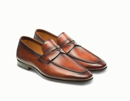 Cognac Sasso Penny Loafer