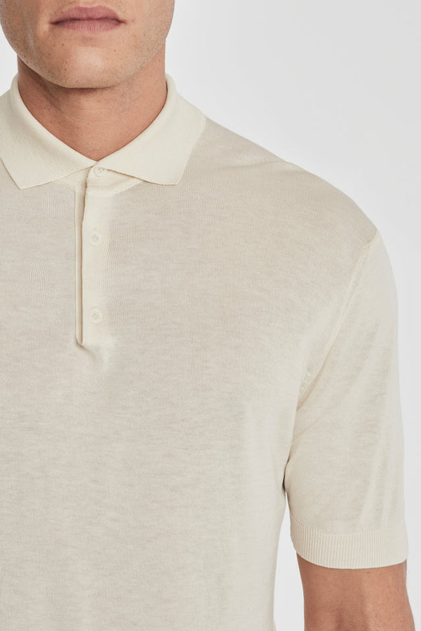 SetiCo Cotton and Silk Knit Polo