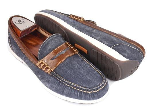 Seaside Washed Canvas Penny Loafer