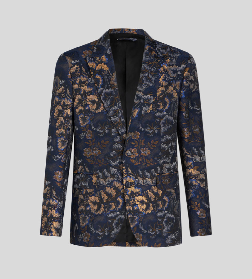 CLANE BOTANICALS JACQUARD DRESS COAT
