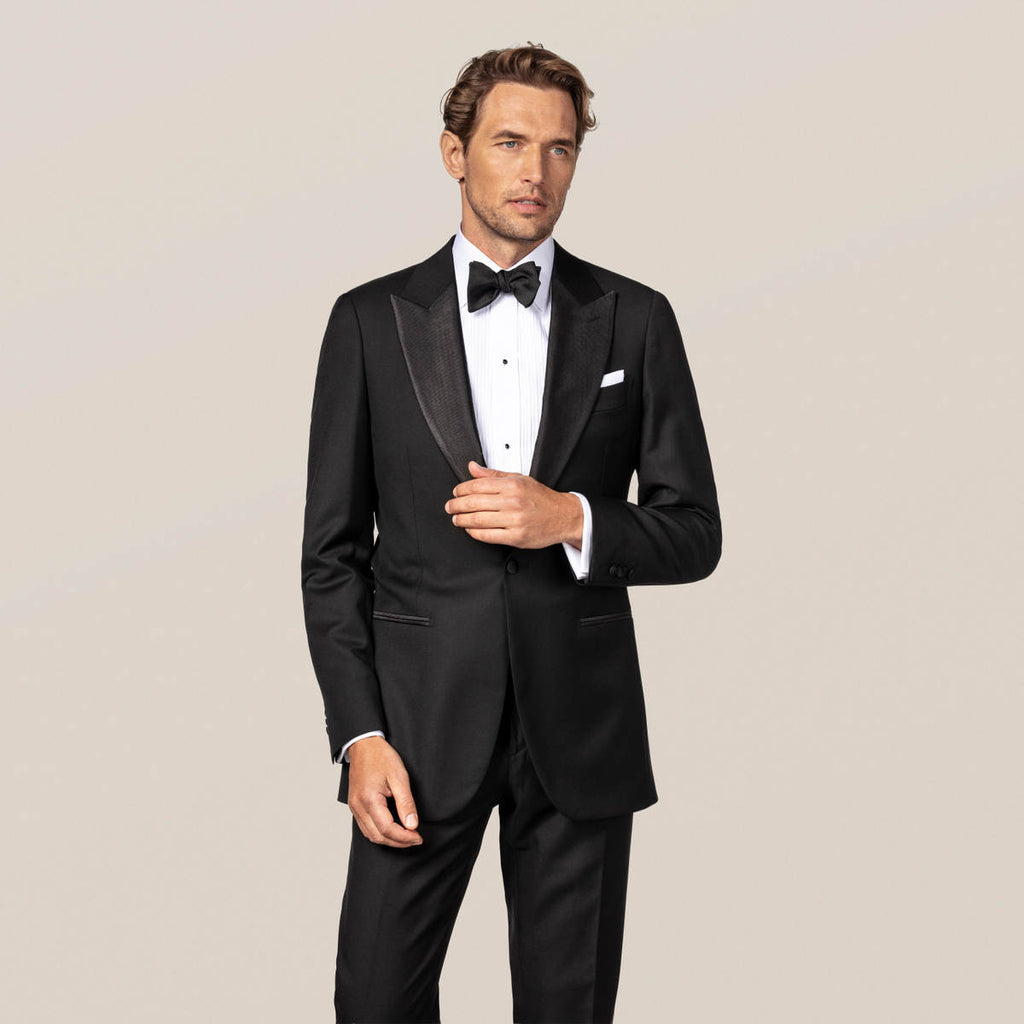 White Pliss Tuxedo Shirt- Contemporary Fit John Craig White Pliss Tuxedo Shirt- Contemporary Fit John Craig