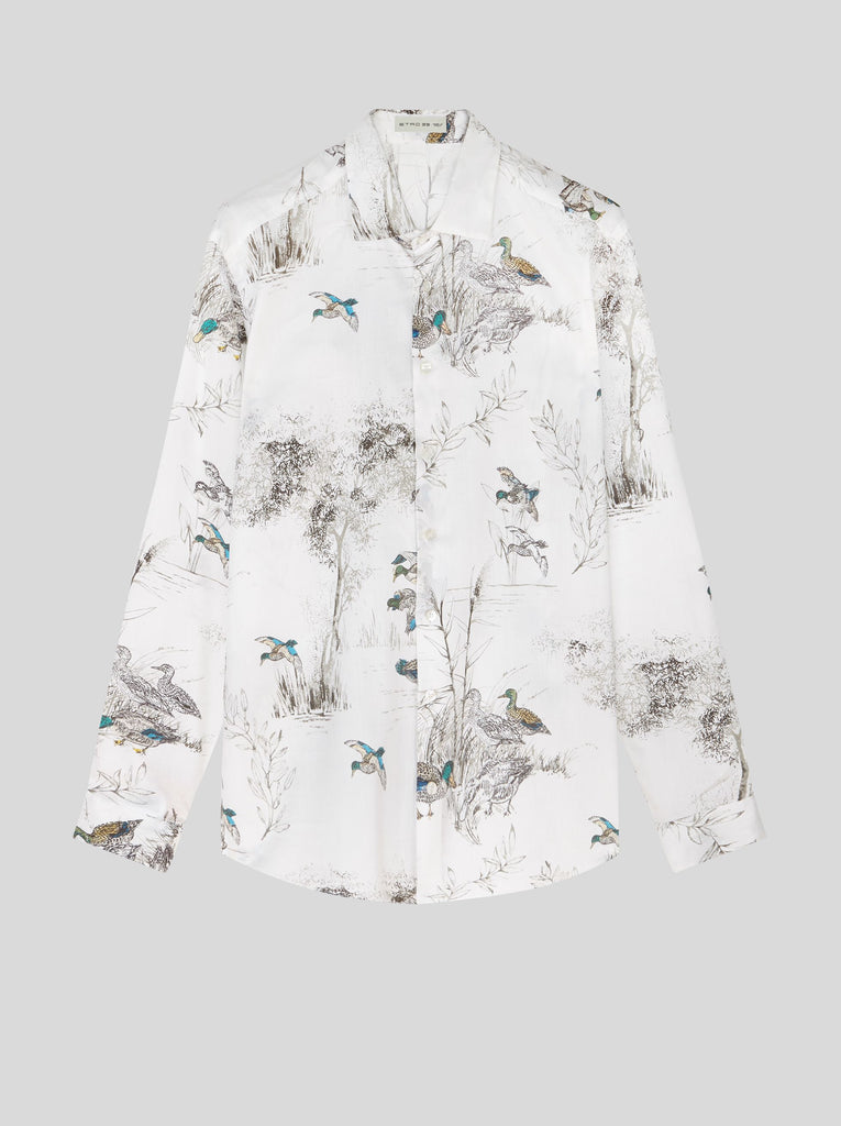 Duck Print Sport Shirt