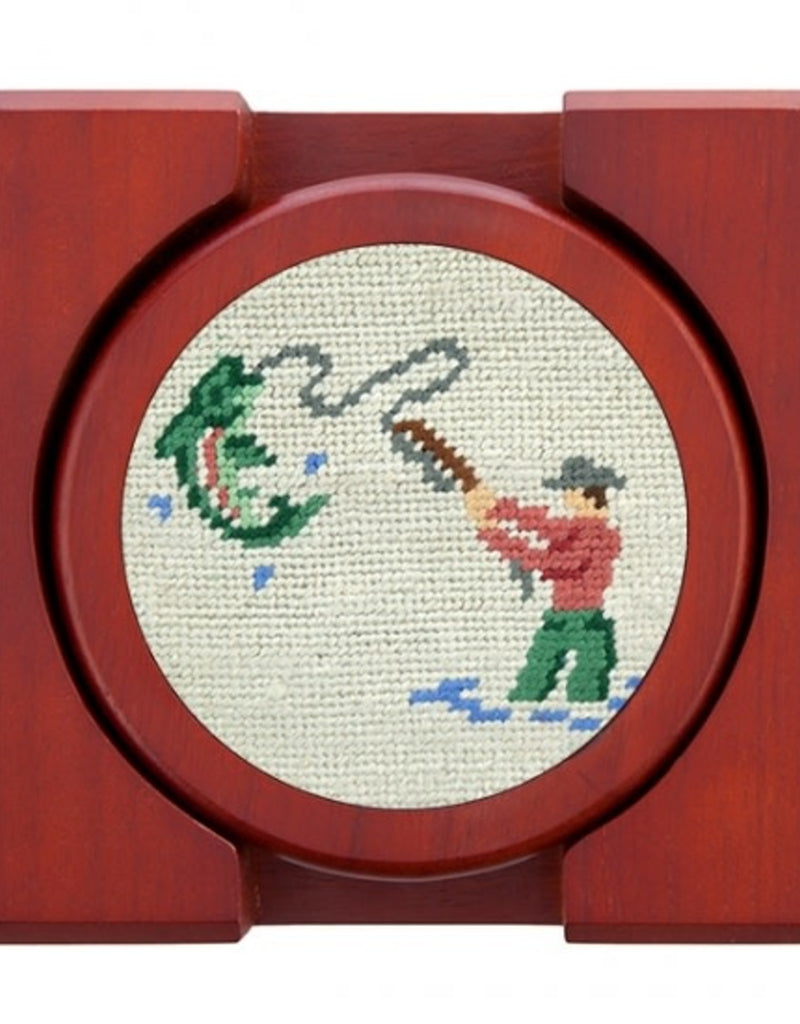 Gone Fishing Coaster Set