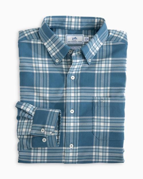 Flannel Intercoastal Char Plaid Sport Shirt