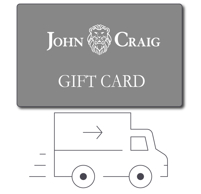 John Craig Clothier Plastic Gift Card